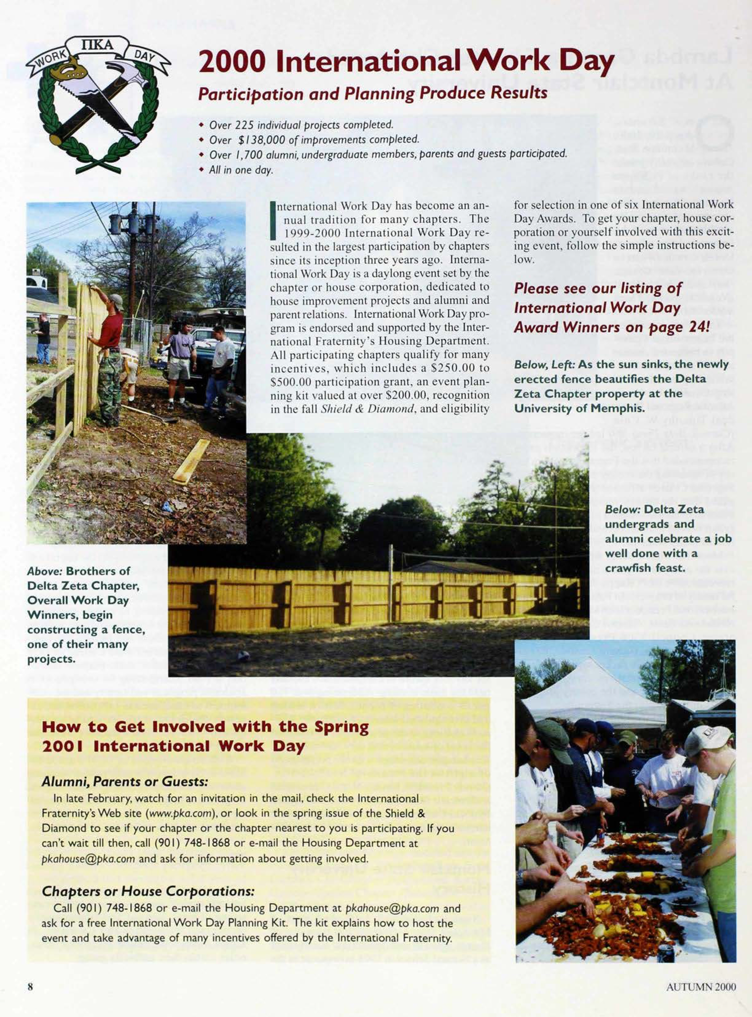 Housing: 2000 International Work Day, Autumn 2000